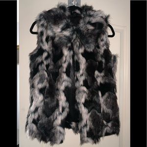 Rachel Zoe Faux Fur Vest NWOT